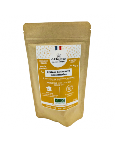 Graine de chanvre alimentaire bio - La Vilaine Graine