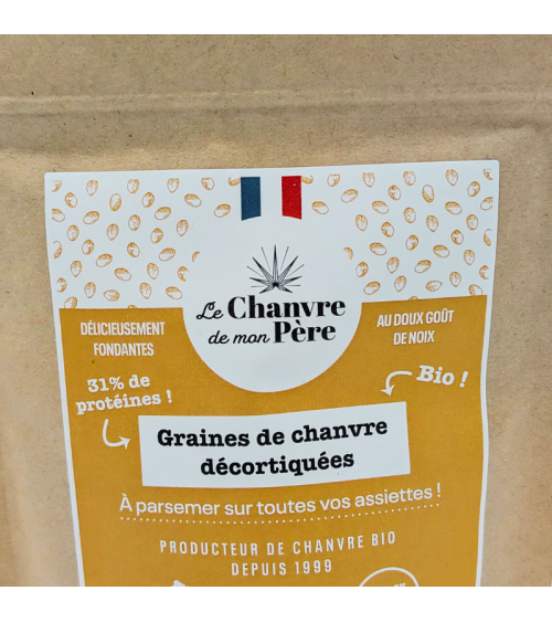 Graine de chanvre alimentaire bio - La Vilaine Graine