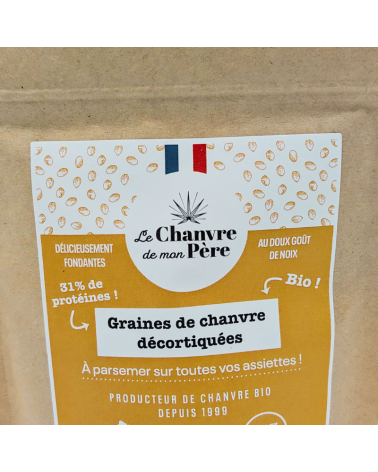 Graine de chanvre alimentaire bio - La Vilaine Graine